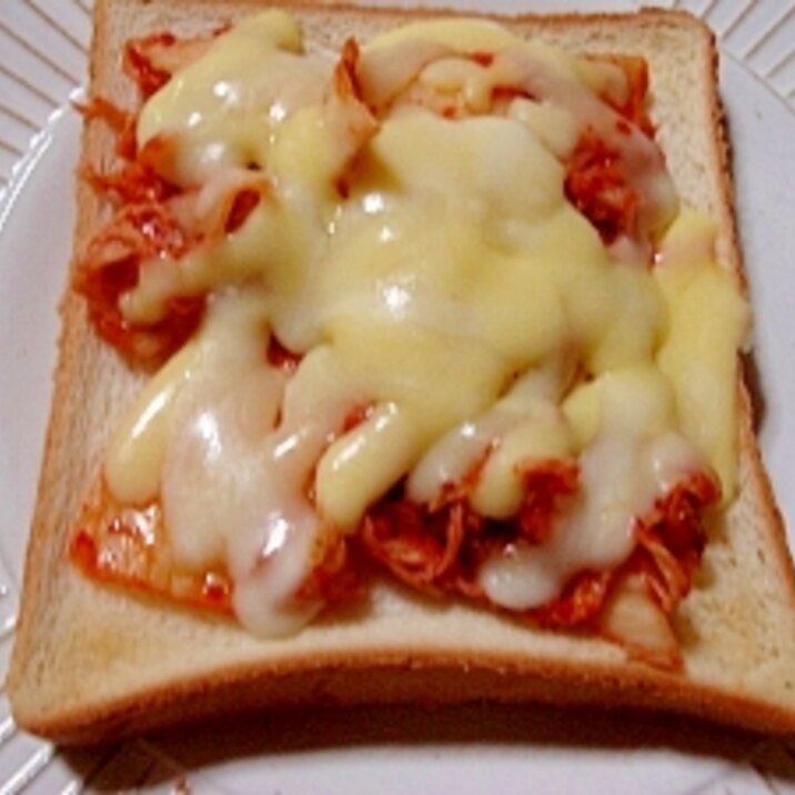 キムチチーズトースト レシピ 作り方 By 四月のヒーロー 楽天レシピ